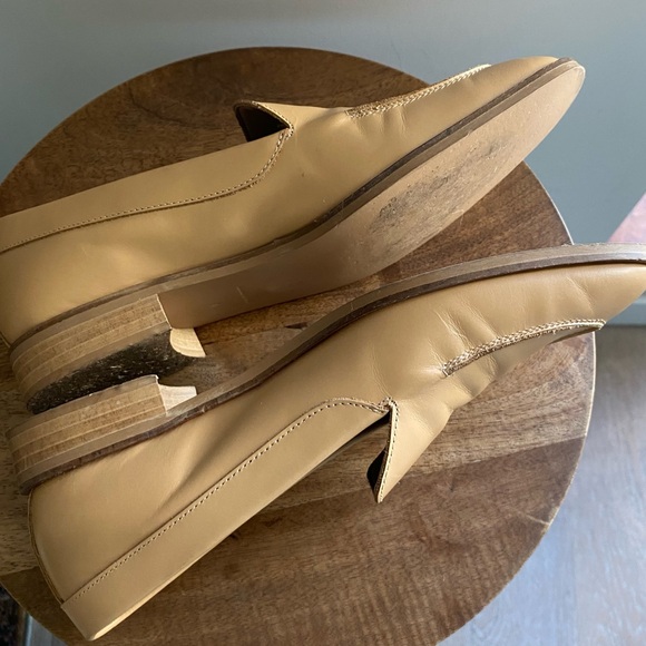 Everlane The Modern Leather Loafers Camel Tan brown 9 women Made In Italy - Picture 9 of 12
